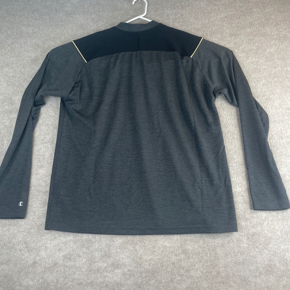 Champion Vanderbilt Commodores Quarter Zip Pullover Men's 2XL Dark Gray Athletic - Picture 10 of 14